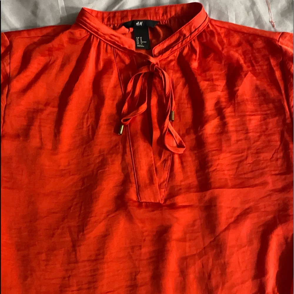 H&M Red Size 12 Blouse